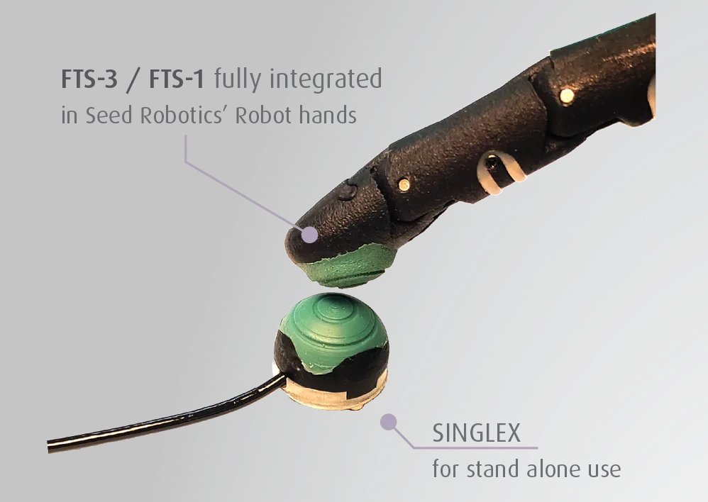 Seed Robotics FTS / SINGLEX 三轴触觉传感器 题图