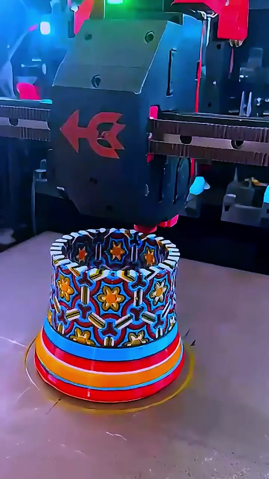 FDM多色3D打印实现零浪费五色自由切换:韩国青瓷丹青图案花瓶 审核截图