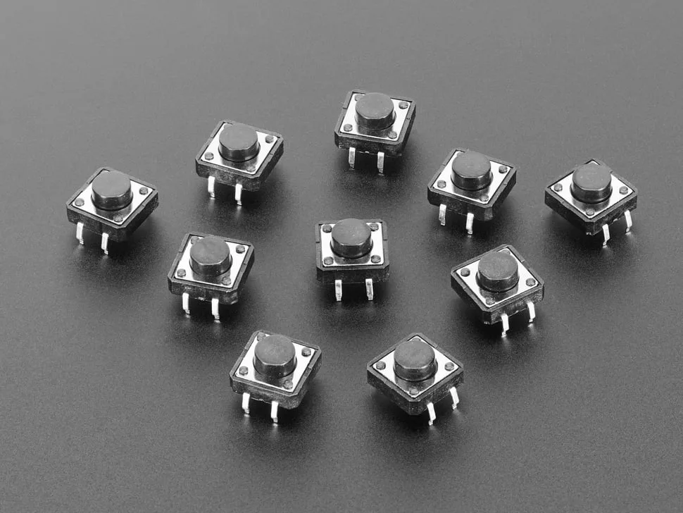 12 mm 方形轻触按键 题图