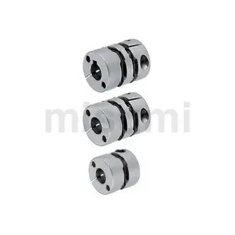 MISUMI 膜片式联轴器 高扭矩/夹持型/双膜片/适用伺服马达型 题图