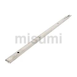 MISUMI 线性滑轨 两段抽拉型 简易开时保持型 无/有 27mm宽 题图