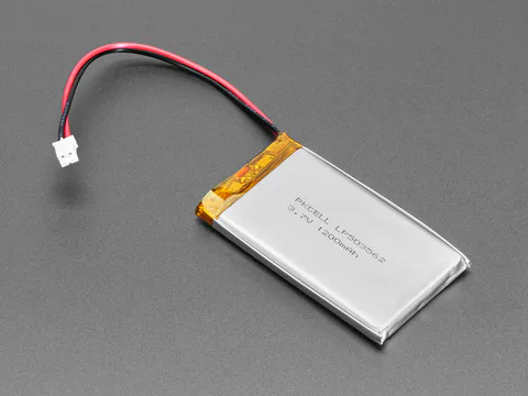 3.7 V 1200 mAh 锂聚合物软包电池 题图