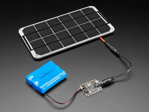 BQ24074 USB/DC/太阳能锂电充电模块 题图