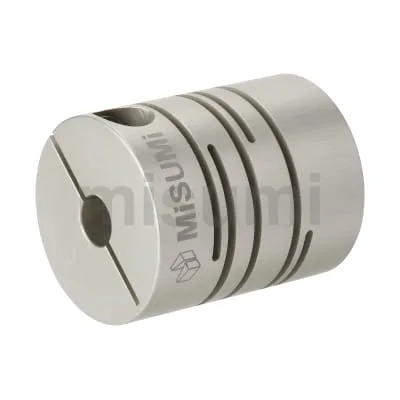 MISUMI 沟槽式联轴器 超高强度铝合金/沟槽式/夹持型加长型/适用伺服马达型 题图