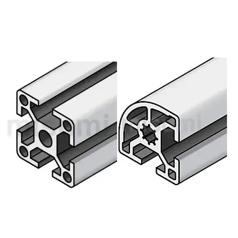 MISUMI 6系列用的边长30mm、1列槽铝合金型材 题图