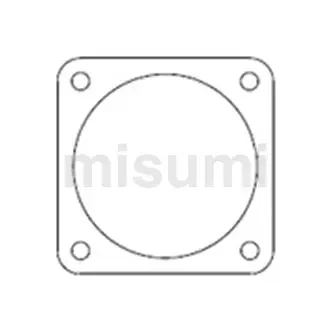 第一电子工业DDK 连接器密封垫 D/MS系列 题图