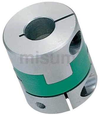 MISUMI 十字形联轴器 短型/绿色/夹持型 题图