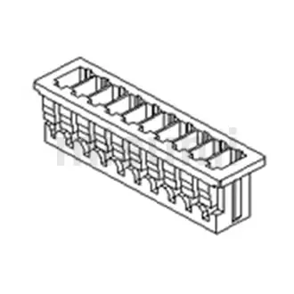 莫仕MOLEX 尼龙连接器 PicoBlade™1.25 mm间距电路板用/外壳(51021) 题图