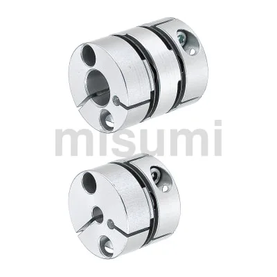 MISUMI 联轴器(伺服精灵)膜片式高刚性夹持型适用伺服马达型 题图