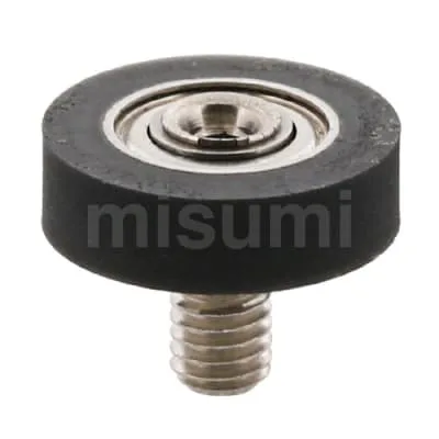 MISUMI 成形轴承 硅胶/聚氨酯/带外螺纹平型 题图